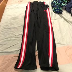 Boys red and black Starter athletic/sweat pants